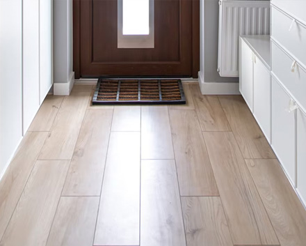 Easy Care And Timeless Style Vinyl Flooring Perfect For Entryways