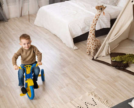 Vinyl Flooring for a Kid's Bedroom