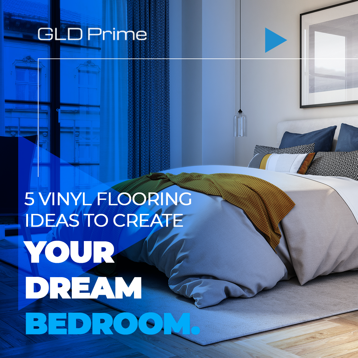 5 vinyl flooring ideas to create your dream bedroom.