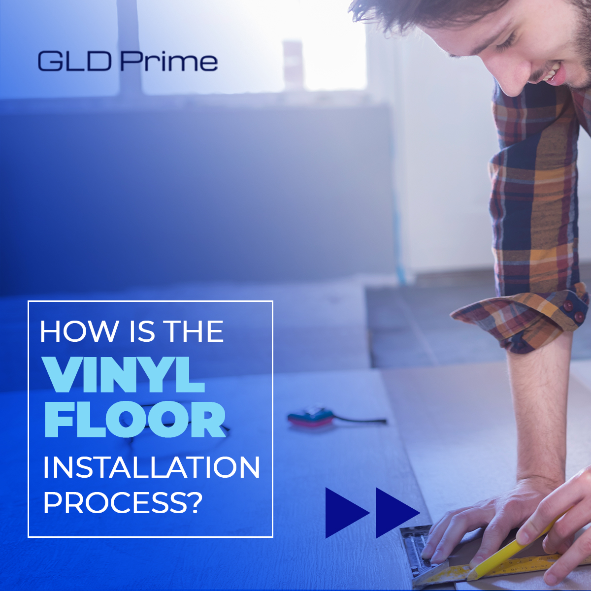 ¿How is the vinyl floor installation process?